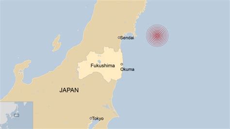 Fukushima Tsunami Map