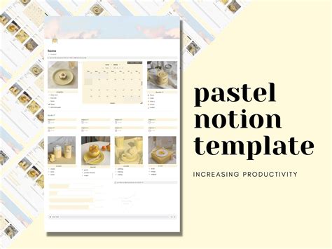 Notion Template Pastel Yellow - Etsy