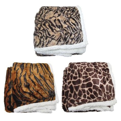 Luxury Faux Fur Reversible Sherpa Throw Rug 127 x 152 cm | Fleece throw, Throw rugs, Polar fleece