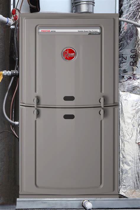 An Installed Rheem 80 Gas Furnace – Audubon Cesco