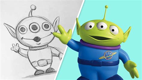 Toy Story Alien Drawing