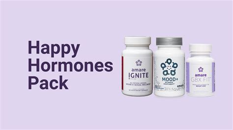 Amare's Happy Hormones Pack: Harmonize, Ignite & Elevate