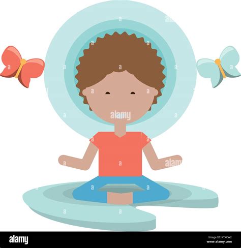 cartoon man practicing yoga Stock Vector Image & Art - Alamy