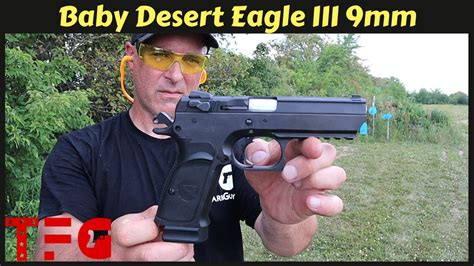 Baby Desert Eagle III Steel Frame 9mm - TheFirearmGuy - YouTube