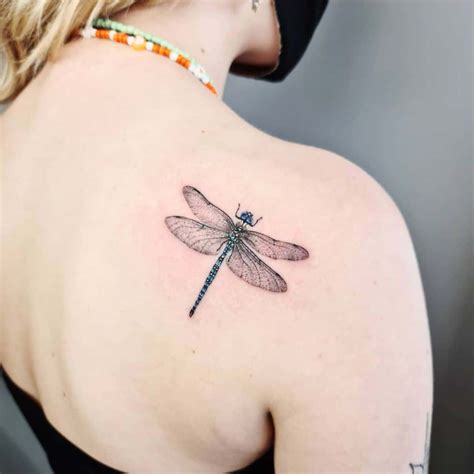 Blue Dragonfly Tattoo Meaning