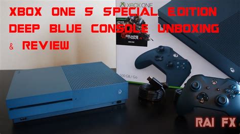 Deep Blue Xbox One S Special Edition Unboxing & Review - YouTube