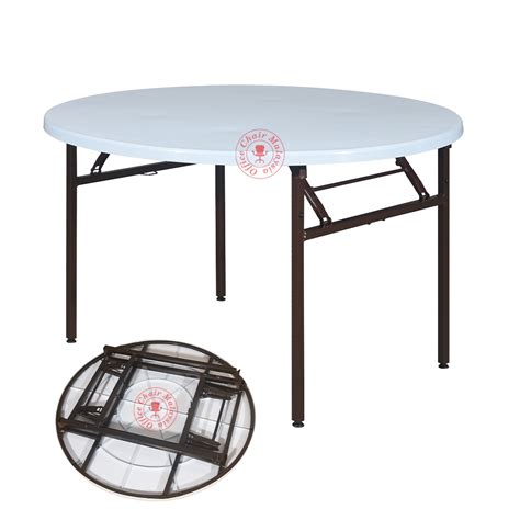 Round Foldable Table / PVC Round Folding Table / Meja Lipat / Meja Banquet / Meja Makan / Meja ...