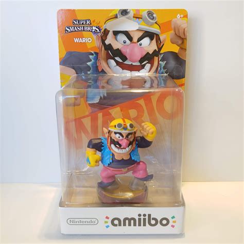 Wario Amiibo - Super Smash Bros. Series Figure - Nintendo USA - NEW – Goodfind Toys