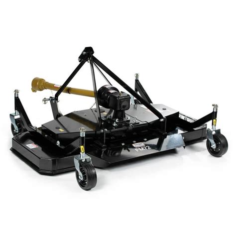 Titan Attachments 3 Point PTO Finish Mower, 72" Cutting Width, Category 1 Hitch, Rear Discharge ...