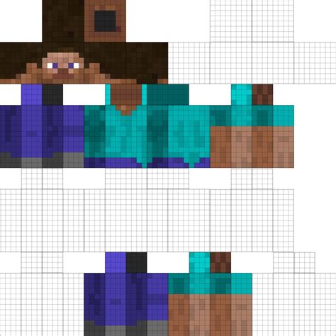 Steve Minecraft - Mixamo Animatable - Use Your Own Skin 3D Model ...