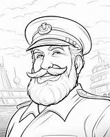 Ship Captains And Sailors Coloring Pages sketch template