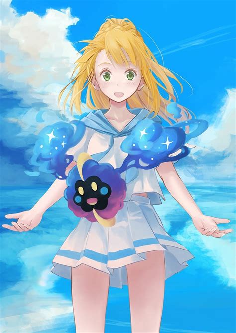 Lillie and Nebby Pokemon Sun, Lillie, Little Princess, Pure Products, Artist, Cute, Anime ...