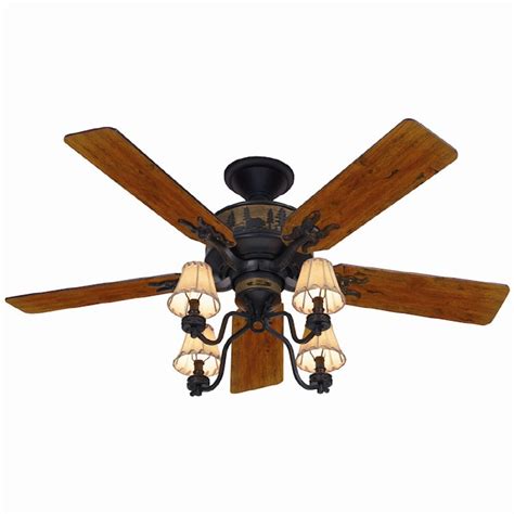 Hunter 52-in Indoor Ceiling Fan (5-Blade) in the Ceiling Fans department at Lowes.com