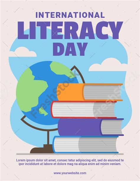 World Literacy Day Poster – FreshStock