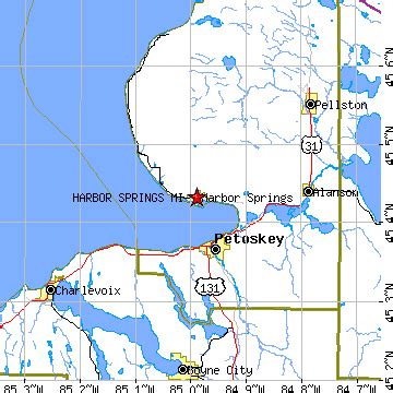 Harbor Springs, Michigan (MI) ~ population data, races, housing & economy