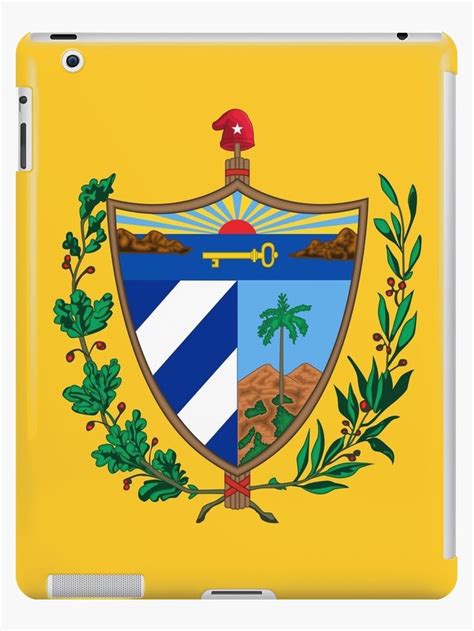 CUBA COAT OF ARMS iPad Case & Skin by planetterra | Coat of arms, Wall ...