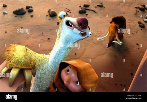 SID, ROSHAN, MANNY, ICE AGE, 2002 Stock Photo - Alamy