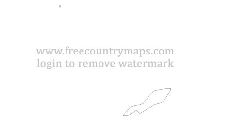 Outline maps of Anguilla : Vector and gif map for YouTube