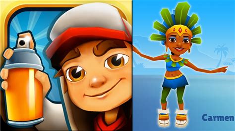 Subway Surfers - Carmen / iPhone 5S Gameplay - YouTube