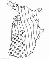 The American Map Coloring Page  Free Printable Pages sketch template