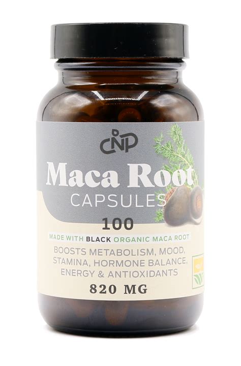 Organic Black Maca Root Capsules - 820mg Gelatinized Pure Black Raw Maca Root | eBay