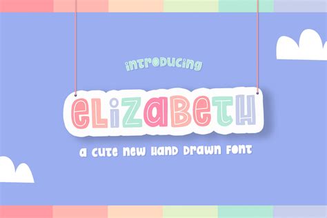 Elizabeth Font Duo (Cool Fonts, Fun Fonts, Silhouette Fonts) By Salt & Pepper Designs ...