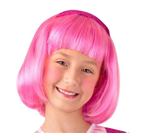 Online Exclusive Disguise Stephanie Lazy Town Cartoon Network Pink Wig ...