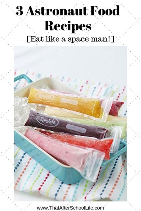 3 Astronaut food Recipes | Astronaut food, Space food, Fun snacks