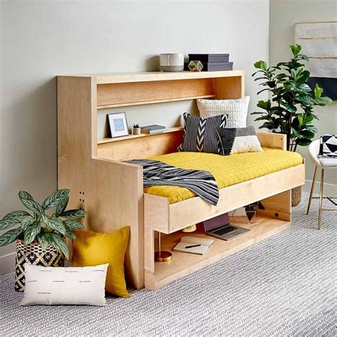 7 Free DIY Murphy Bed & Desk Combo Plans You Can Make Today (with Pictures) | House Grail