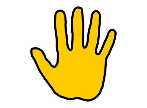 High Five Clipart Cartoon Hand Hand High Five - Clip Art Library