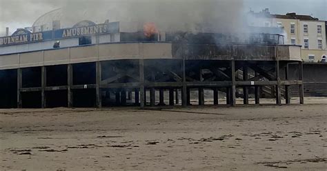 Burnham-on-Sea pier blaze: Shock as fire breaks out - updates ...