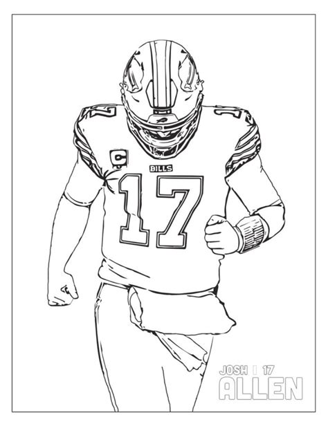 Buffalo Bills Coloring Page - Coloring Home