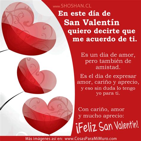 San Valentín, día de amor y amistad - Cosas para mi muro