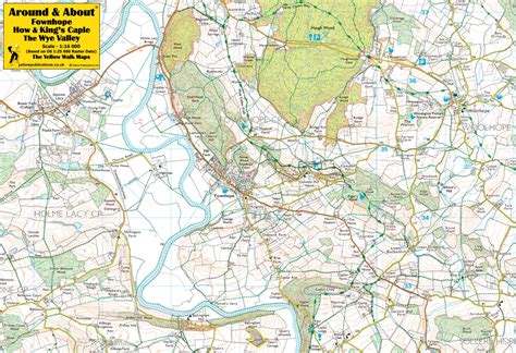 Fownhope, How & King's Caple, The Wye Valley Walking Map