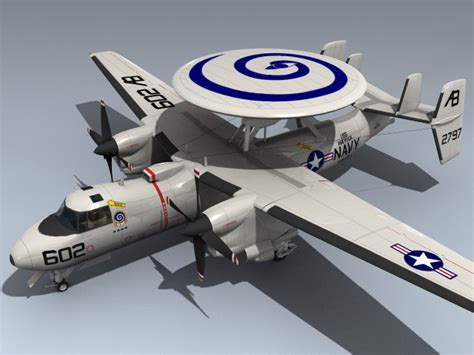 E-2C Hawkeye 3d Model by Mesh Factory