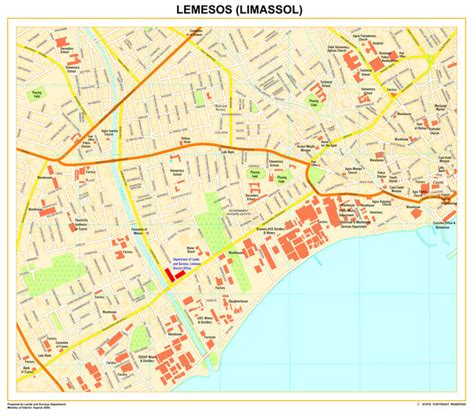 Limassol Town Map - Limassol Cyprus • mappery