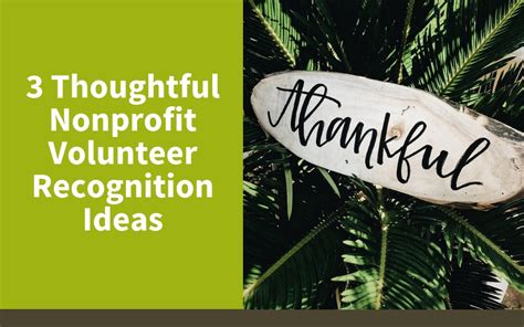 3 Thoughtful Nonprofit Volunteer Recognition Ideas – HandsOn Maui