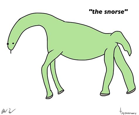 "The Snorse - Tiny Snek Comics" by acohen110 | Redbubble