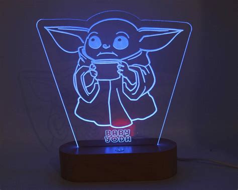 Starwars Baby Yoda Night Light – Haisley Design