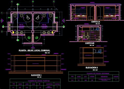 Public Toilet Layout Cad Block - Image to u