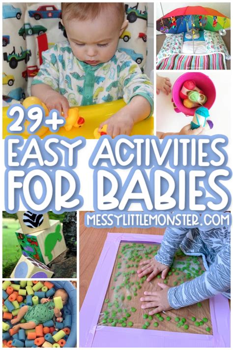 29 + Fun & Easy Activities for Babies - Messy Little Monster