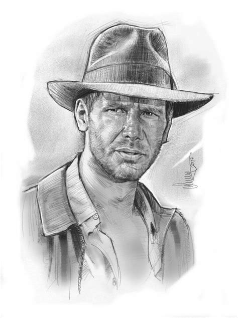 Share 68+ indiana jones sketch best - seven.edu.vn