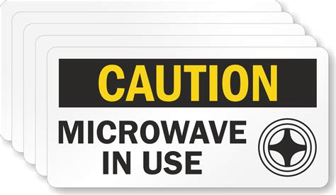 Microwave Safety Signs | Microwave Hazard Signs