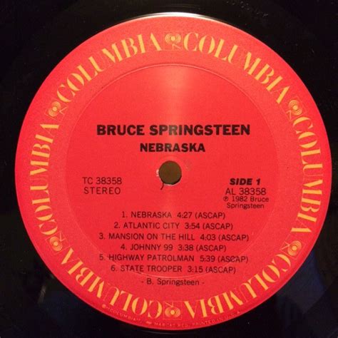 Bruce Springsteen - Nebraska - Used Vinyl - High-Fidelity Vinyl Records ...