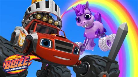 Sir Blaze Rescues A Unicorn! | Blaze and the Monster Machines | Blaze ...