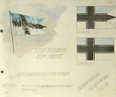 A proposal for the flag of Estonia (1919), the Estonian Nordic flag – Nordic Estonia