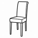 Simple Chair Coloring Page  Free Printable Pages For Kids sketch template