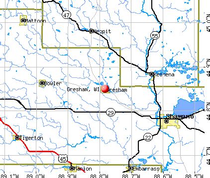 Gresham, Wisconsin (WI 54128) profile: population, maps, real estate, averages, homes ...