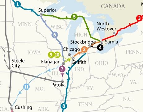 Map: Another Major Tar Sands Pipeline Seeking U.S. Permit - Inside Climate News