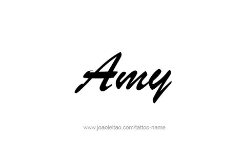 Amy Name Tattoo Designs